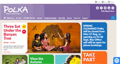 Desktop Screenshot of polkatheatre.com